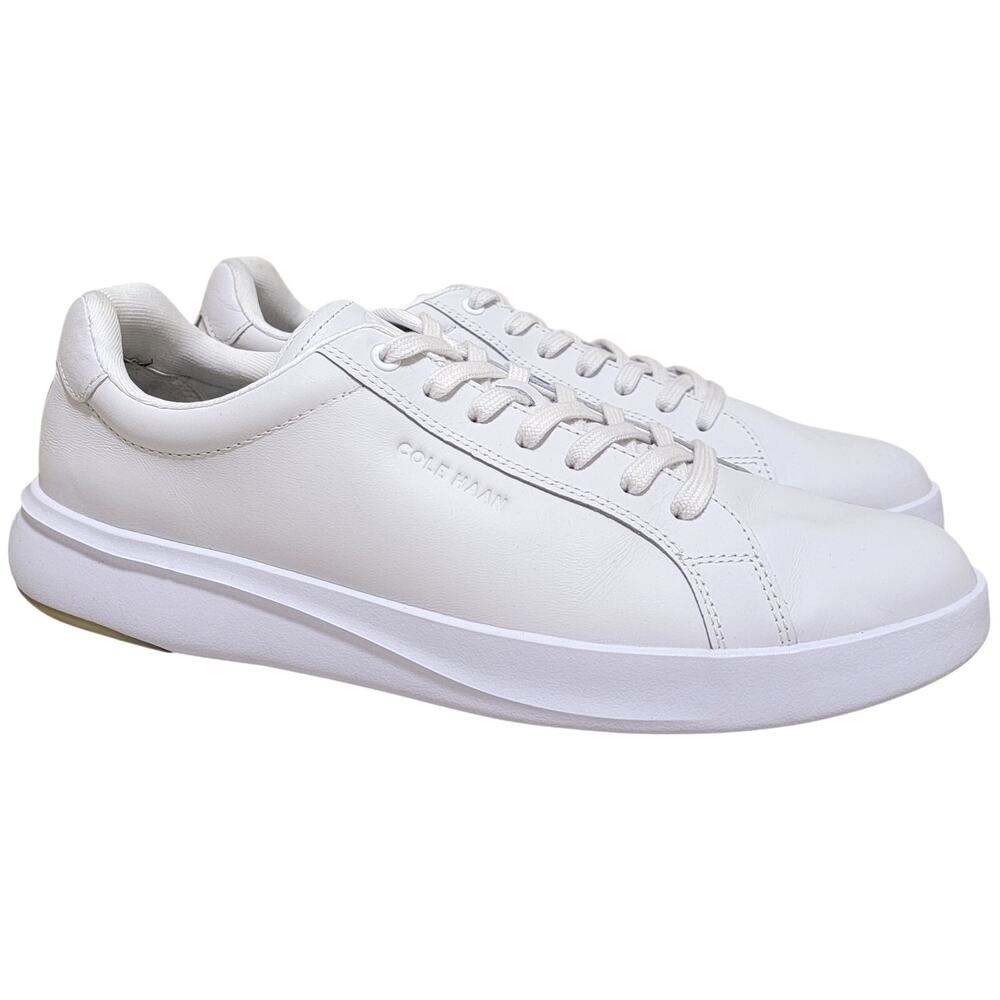 Cole Haan Men Grand Crosscourt Tennis Sneakers Size US 10M Optic White Leather